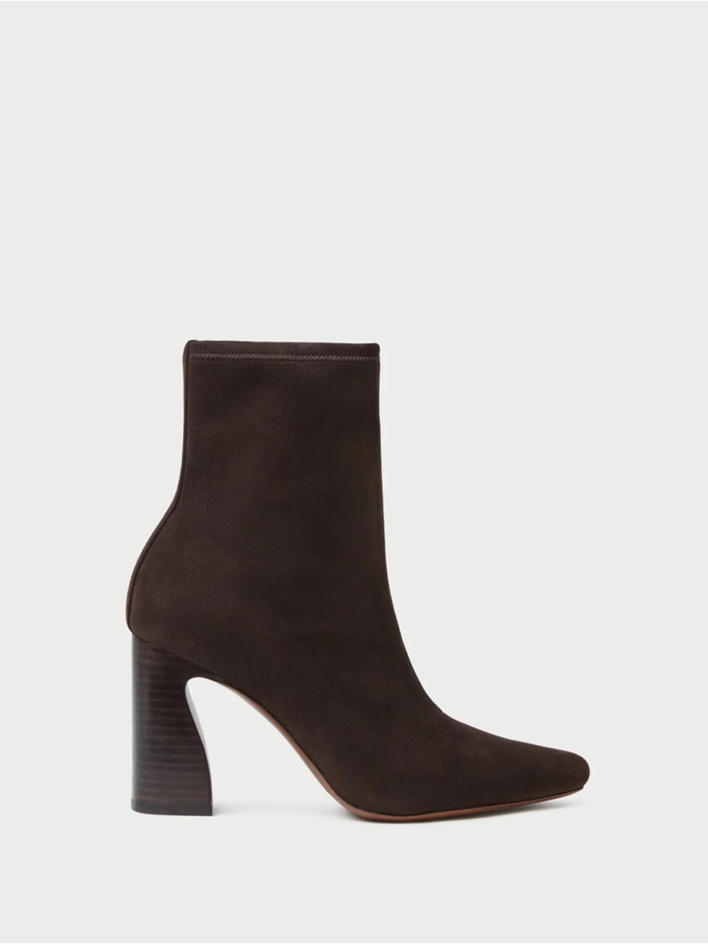 Loeffler Randall 8.5 Chloe Stretch Ankle Boots Brown Suede